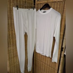 KENYON 2 Pc Men's White Under Garment or Sleep Set Size XL